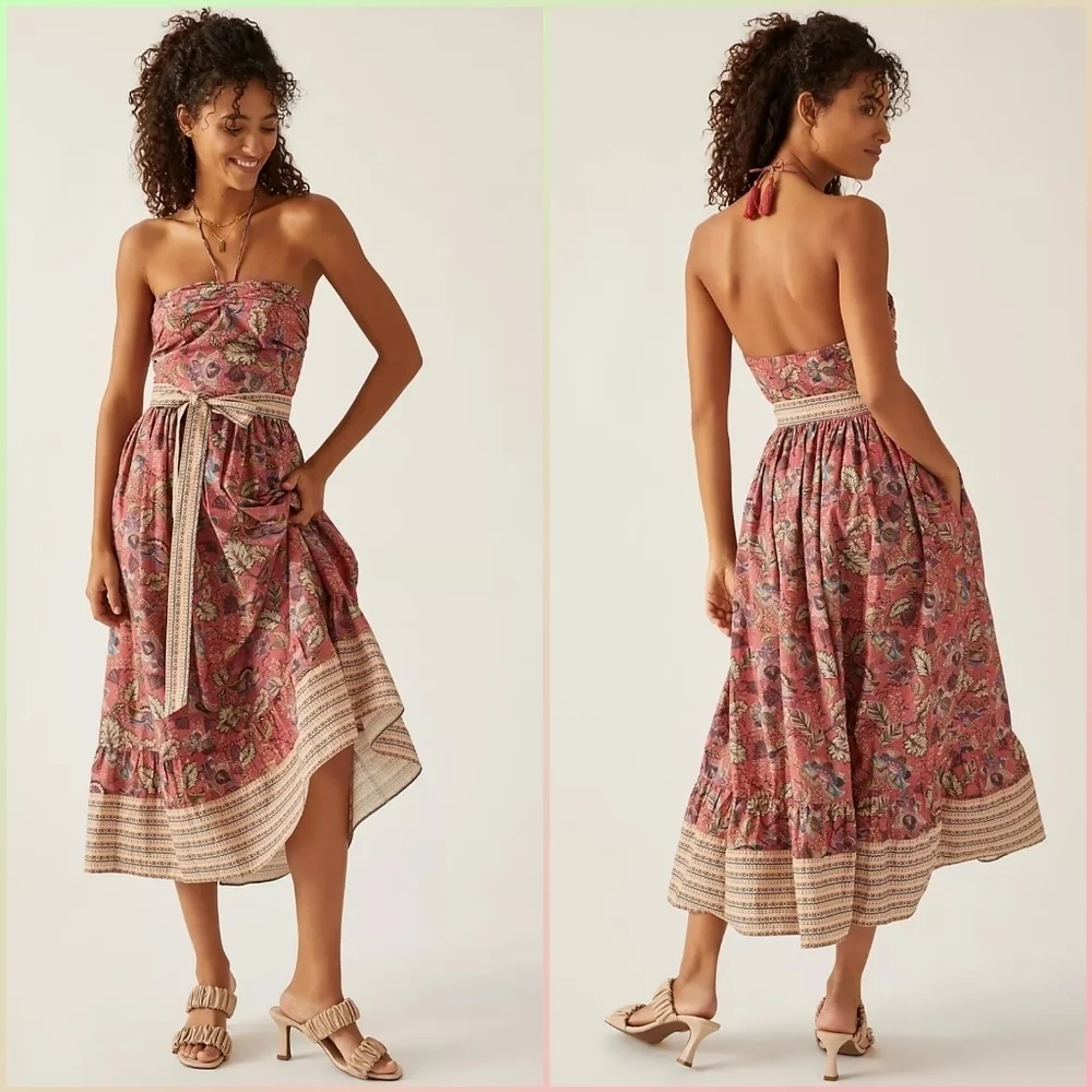 Let Me Be Boho Halter Dress - Picture 1 of 11